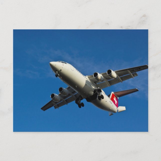 Jet-Landung Postkarte (Vorderseite)