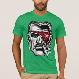 Jet Latex™/gebrochene Nase/grün T-Shirt
