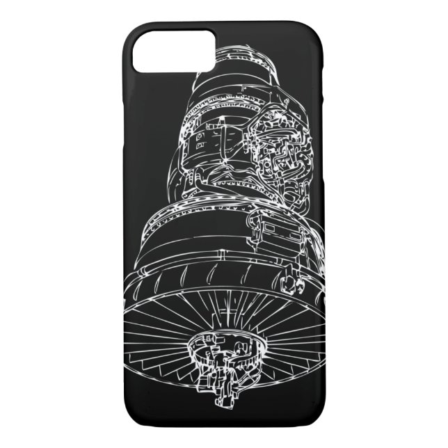 Jet-Motor iPhone 7 Fall Case-Mate iPhone Hülle (Rückseite)