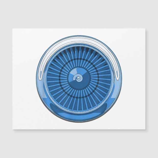 Jet Motor Magnetkarte (Vorderseite)