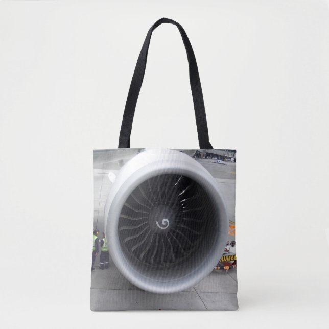 Jet Motor Tote Bag Tasche (Vorderseite)