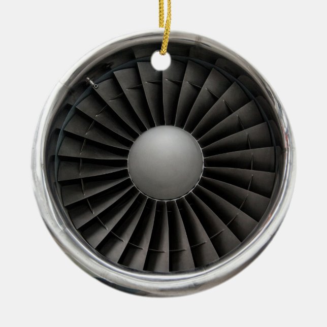 Jet Motor Turbine Fan Keramikornament (Vorne)