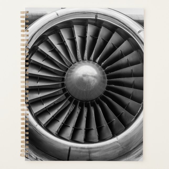 Jet Motor Turbine Fan Planer (Vorderseite)