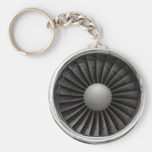 Jet Motor Turbine Fan Schlüsselanhänger (Vorne)
