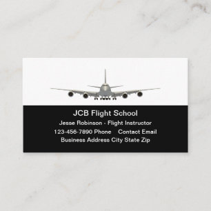 Jet Plan Vols Cartes de visite thématiques