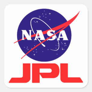 Jet Propulsion Laboratory Quadratischer Aufkleber