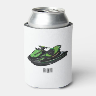 Jet ski Cartoon Illustration Dosenkühler