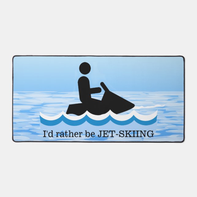 Jet Ski Design Desk Mat (Recto)