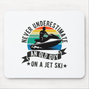 Jet Ski for Men Vater Boy Jet Skifahrer Fu Mousepad