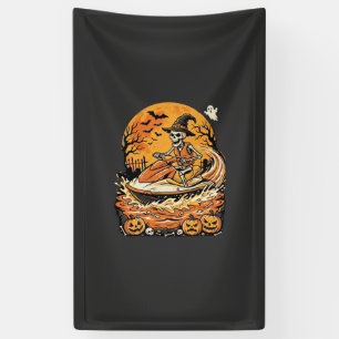 Jet Ski Halloween-Skelett-Hexe-Kürbis-Design_1 Banner