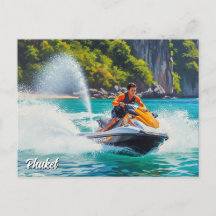 Jet Ski in Phuket Patong Beach Thailand Reisen