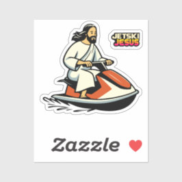 Jet-Ski Jesus Aufkleber