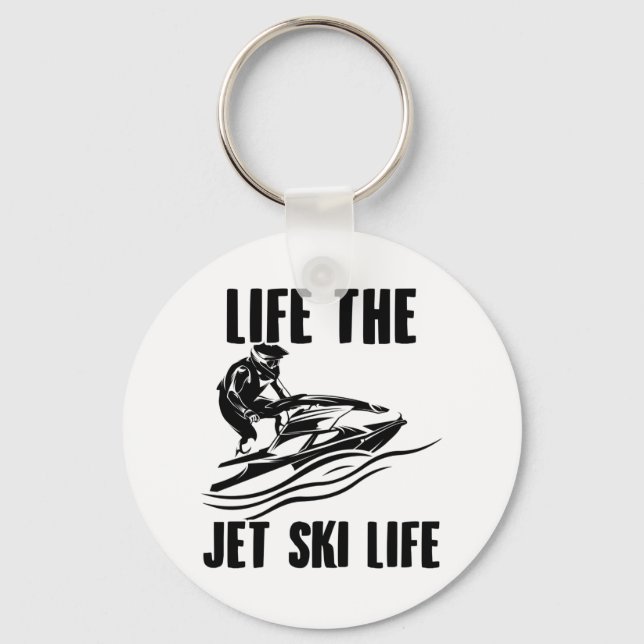 Jet Ski | Jet Ski Driving Summer Jet Boat Gifts Schlüsselanhänger (Vorderseite)