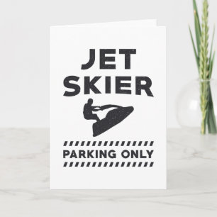 Jet Ski Jet Ski Jet Skier Parkplatz nur Wasser Karte