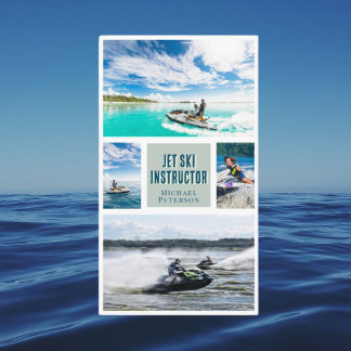 Jet Ski Jetski Scubadierung Visitenkarte