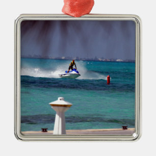 Jet Ski Paradise Ornament Aus Metall