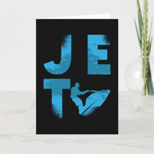 Jet Ski Rider Wassersportjet Skifahren Jetski Karte