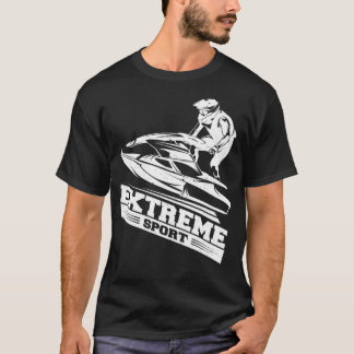 Jet Ski T Skier T-Shirt Skigebiet Sportplatz Shirt