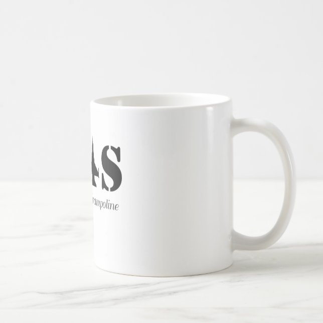 Jet-übersichtliches Design Kaffeetasse (Rechts)
