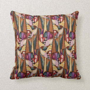 Jet vintage de coussin d'art déco des années 192