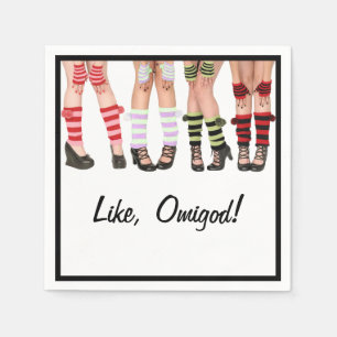 Jetable Comme, Omigod ! Serviette de cocktail