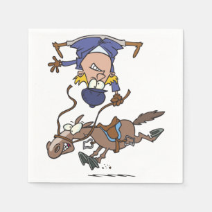 Jetables Chute serviettes de papier d'un cheval