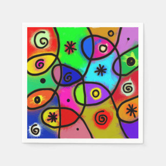 Jetables Cool et serviettes funky