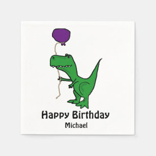 Jetables Dinosaure de T-rex tenant les serviettes de papier