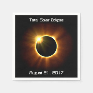 Jetables Éclipse solaire totale - serviettes