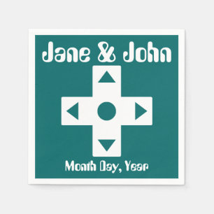 Jetables Mode multijoueur dans les serviettes Turquoises