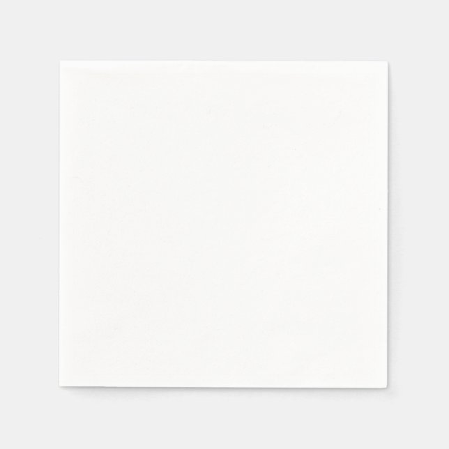 Jetables Papier blanc serviettes (Devant)
