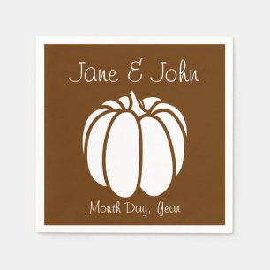 Jetables Patch citrouille dans les serviettes au chocolat