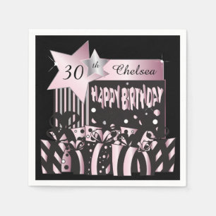 Jetables Personnalisez les serviettes de fête