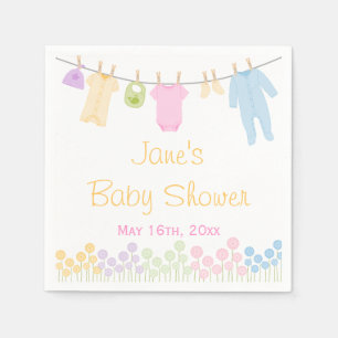 Jetables Petits Baby showers de vêtements serviettes