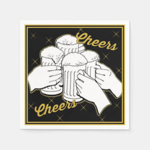 Jetables Serviettes de fête des bières