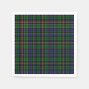 Jetables Serviettes de papier de plaid de tartan d'Allison