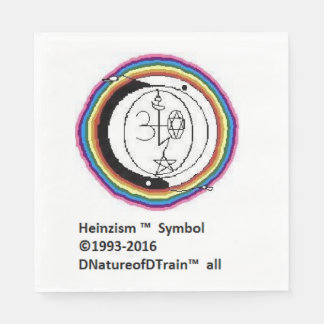 Jetables Serviettes du logo de l'héinzisme