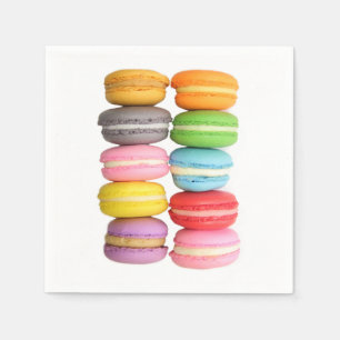 Jetables Serviettes Macarons