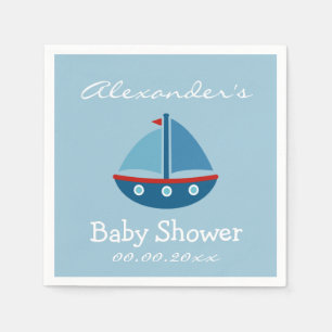 Jetables Serviettes nautiques faites sur commande de baby