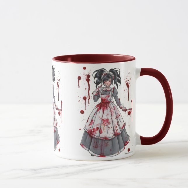 J'étais domestique pour vous tasse gothique (Droite)