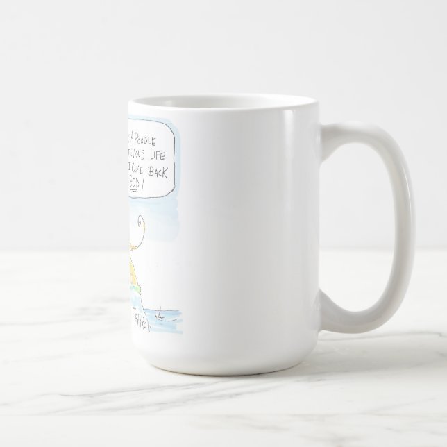 J'étais un caniche dans une TASSE précédente de la (Droite)