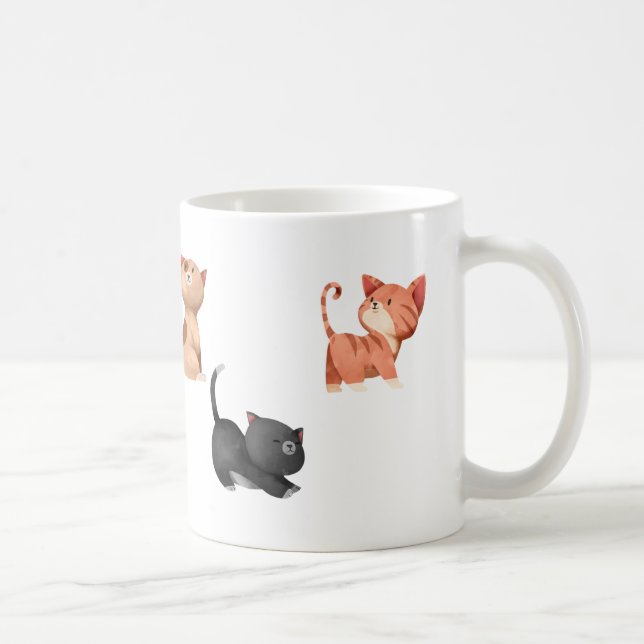 J'étais un chat dans ma tasse passée de la vie (Droite)