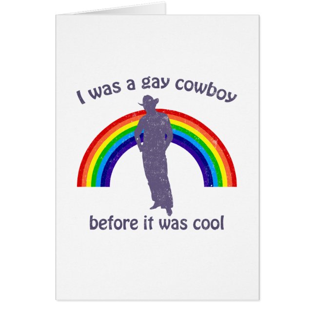 J'étais un cowboy gai avant qu'il ait fait frais (Devant)