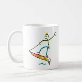 Jetboard Stickman Kaffeetasse