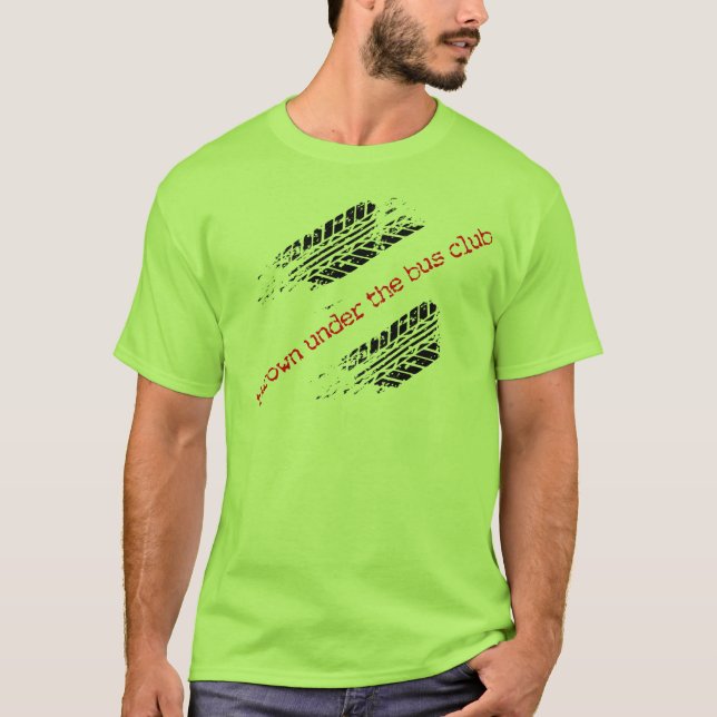 Jeté sous le T-shirt de club d'autobus (2 côtés) (Devant)