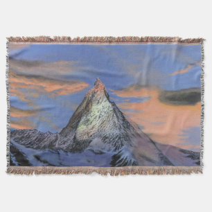 Jeter la couverture - "Le Cervin au coucher du sol