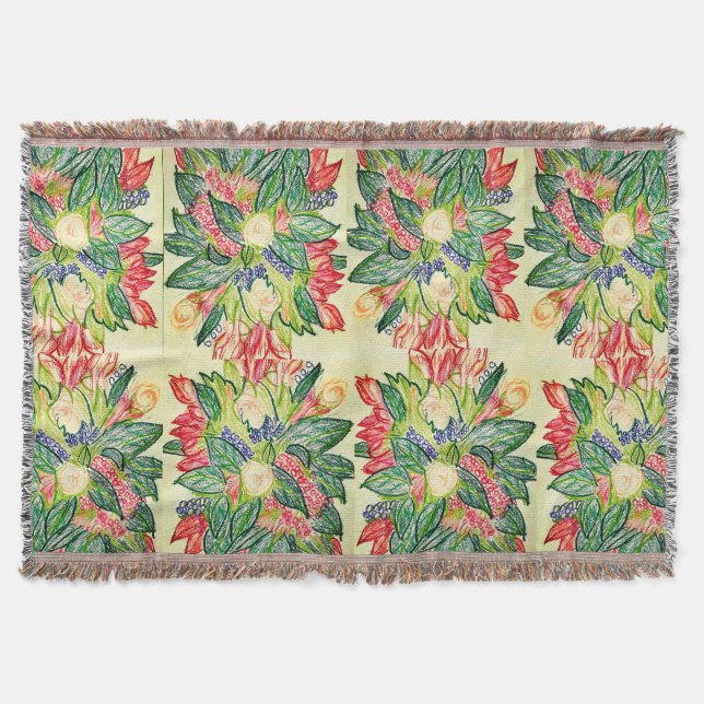 Jeter le panier de couverture sans poignée, (Devant)