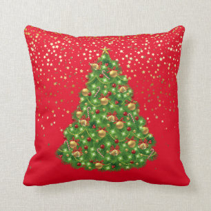 Jeter Oreiller-Arbre de Noël Jeter Oreiller