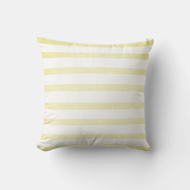 Jeter Oreiller Or Yellowish Stripe (Recto)