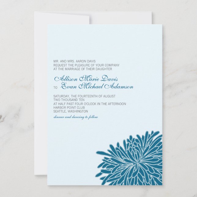 Jeter un coup d'oeil le faire-part de mariage de (Devant)